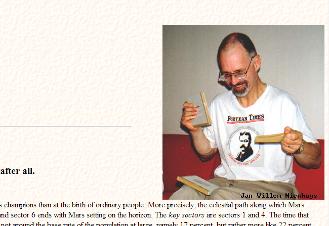 Rob's trusted friend and colleague: Jan Willem Nienhuys, 1993