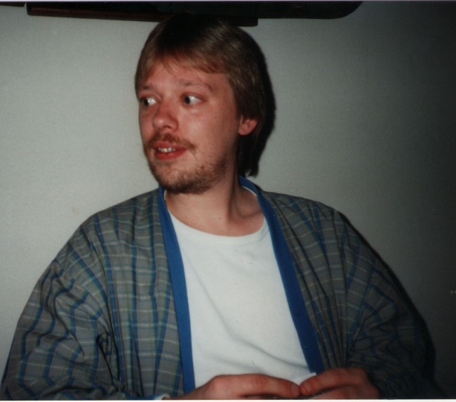 Rob Nanninga 1989, photo as used for his obituary in the "Groninger Gezinsbode" - photo: Skepter